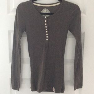 Grey Form Fitting Shirt